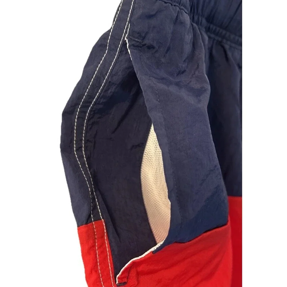 New Champion Swim Shorts Men Large Red White Blue 8